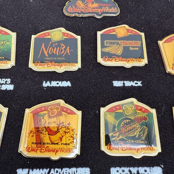 Disney Something New in Every Corner Pin Box Set 12pcs VTG 1999 Missing 1 Pin - Picture 4 of 11